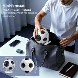SNJY® Mini Beamer - Mini Projector - Beamer Full HD - 180° Draaibaar - Voetbal - Wit — thumbnail 5