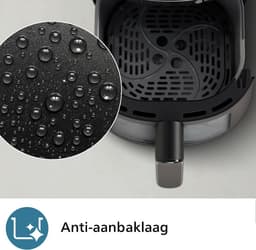 Philips 2000 Series Airfryer XXL - Kijkvenster - RapidAir - 6.2L - Voor 5 Personen - Zwart — thumbnail 5