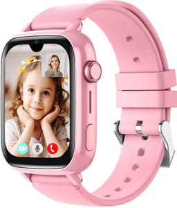 Protectly® GPS Horloge Kind Met Simkaart - 4G - SOS Alarm - Smartwatch Kinderen - GPS Tracker Kind - (Video)bellen - HD Camera - Whatsapp en SMS - Elke polsmaat - Bekijk Locatie Kind - Android en iOS - Incl. Simkaart & Screenprotector — thumbnail 1