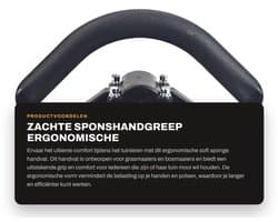 Sponshandgreep Ergonomisch - Handgreep - Voorhandgreep - Zachte Handgreep - Grasmaaier - Bosmaaier