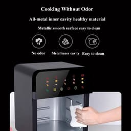 Airfryer Broodroosteroven - Heteluchtoven Multifunctioneel - Gerechten Bereiden - Dubbellaags Ontwerp - 28 x 31 x 34 cm - Roestvrij staal — thumbnail 3