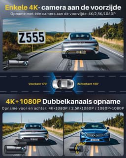 VLSelect® Dashcam - Auto Veiligheid - Dashcam Voor Auto — thumbnail 2