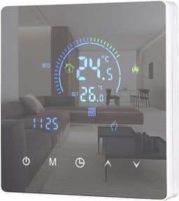 Slimme Thermostaat - Temperatuurregelaar WiFi - Energie Besparen - Programmeerbaar Schema - 5+2 Dagen - Wit — thumbnail 5
