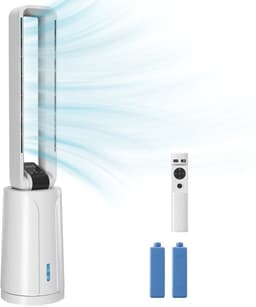 NordHaus Verdampingsluchtkoeler - Torenventilator - Luchtbevochtiger - 3-in-1 koeling - 109,5 cm hoog voor 30 m², wit — thumbnail 4