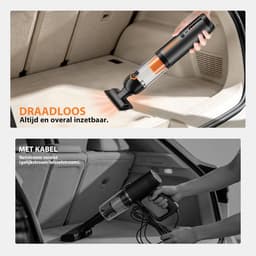 Handstofzuiger Draadloos 30.000 Pa – 4-in-1 Autostofzuiger – 7800 mAh Accu – HEPA – 50 Min Looptijd — thumbnail 5