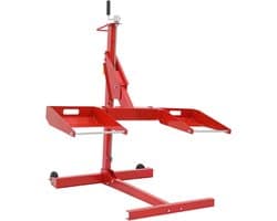 Grasmaaier Hefkrik - Tractor Lift - Reparatie en Onderhoud - Telescopisch Verstelbaar - Tot 204 kg - Zwart