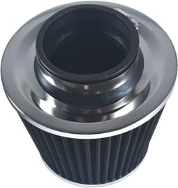 Conische luchtinlaatfilter met hoge doorstroming, zwart, 76 mm — thumbnail 3