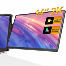 HomeGoodies - Portable monitor - Laptopschermen - Drievoudig beeldscherm - Past op 13-17 inch - Voor Mac, Windows Chrome - Universeel — thumbnail 3