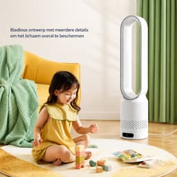 Rolu Torenventilator – Ventilator Staand – Ventilator Toren – 60 CM – 8 Snelheden - 90° Oscillatie – Timer Functie – Afstandsbediening — thumbnail 2