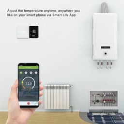 Intelligente Thermostaat - Slimme Regelaar - Comfort Verhoging - Wereldwijde Connectiviteit - 13.6 mm Dikte - Wit — thumbnail 3