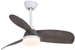 CristalRecord - Plafondventilator Byan Ø 91 cm outdoor IP65 grijs wit — thumbnail 1