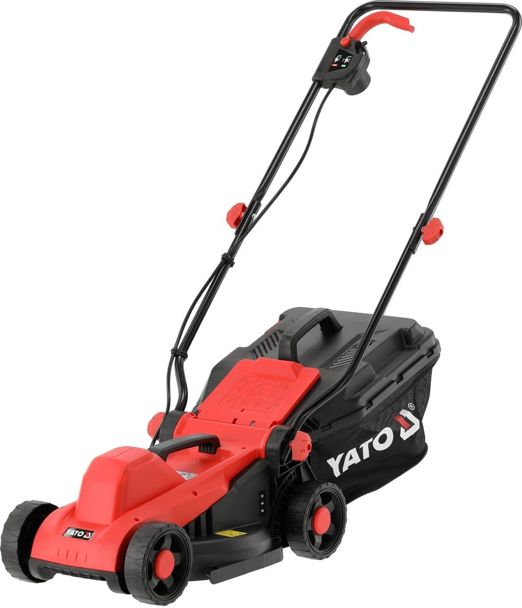YATO YT-851990 Elektrische Grasmaaier – 1300W – Maaibreedte 33 cm – 30L Grasopvangbak – Lichtgewicht Cirkelmaaier voor Gazons tot 400 m² — afbeelding 1