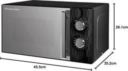 Solo magnetron vrijstaand - digitaal display - ontdooifunctie - voor keuken en kantoor — thumbnail 4
