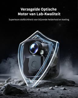 Mini Beamer Full HD 1080p met Google TV en Netflix – 300 ISO Lumen – Autofocus – 4K Ondersteuning — thumbnail 4