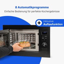 Oven met Grill - Magnetron Oven - Snel Eten - Digitale Bediening - 25 Liter - Mat Zwart — thumbnail 4