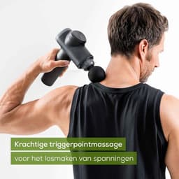 Thijox - Massage Gun, massagepistool met 6 opzetstukken en 4 intensiteitsniveaus voor spiermassage, ideaal voor activering en regeneratie van alle spi — thumbnail 5