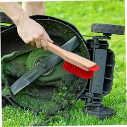 Grasmaaier Schraper - Reinigingsgereedschap Tuin - Gazononderhoud Reinigen - Geïntegreerde Borstel Schraper - 32 cm Lengte - Meerkleurig — thumbnail 3