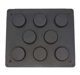 Tartelette Vorm - Gegolfd - 84/71 mm - 8 stuks — thumbnail 2