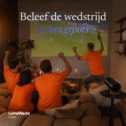 LumeWorks Prime Beamer - Full HD 1080p Mini Beamer met WiFi en Bluetooth - Ingebouwde Apps (Netflix, YouTube) - Tot 150 inch Projectie — thumbnail 2