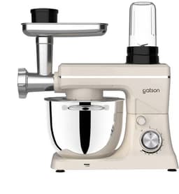 Gatson Multifunctionele Keukenmachine - Blender, Vleesmolen, Koekjesmaker & Groentesnijder - Keukenmixer - Keukenrobot - Foodprocessor - Mixer Met Mengkom — thumbnail 1