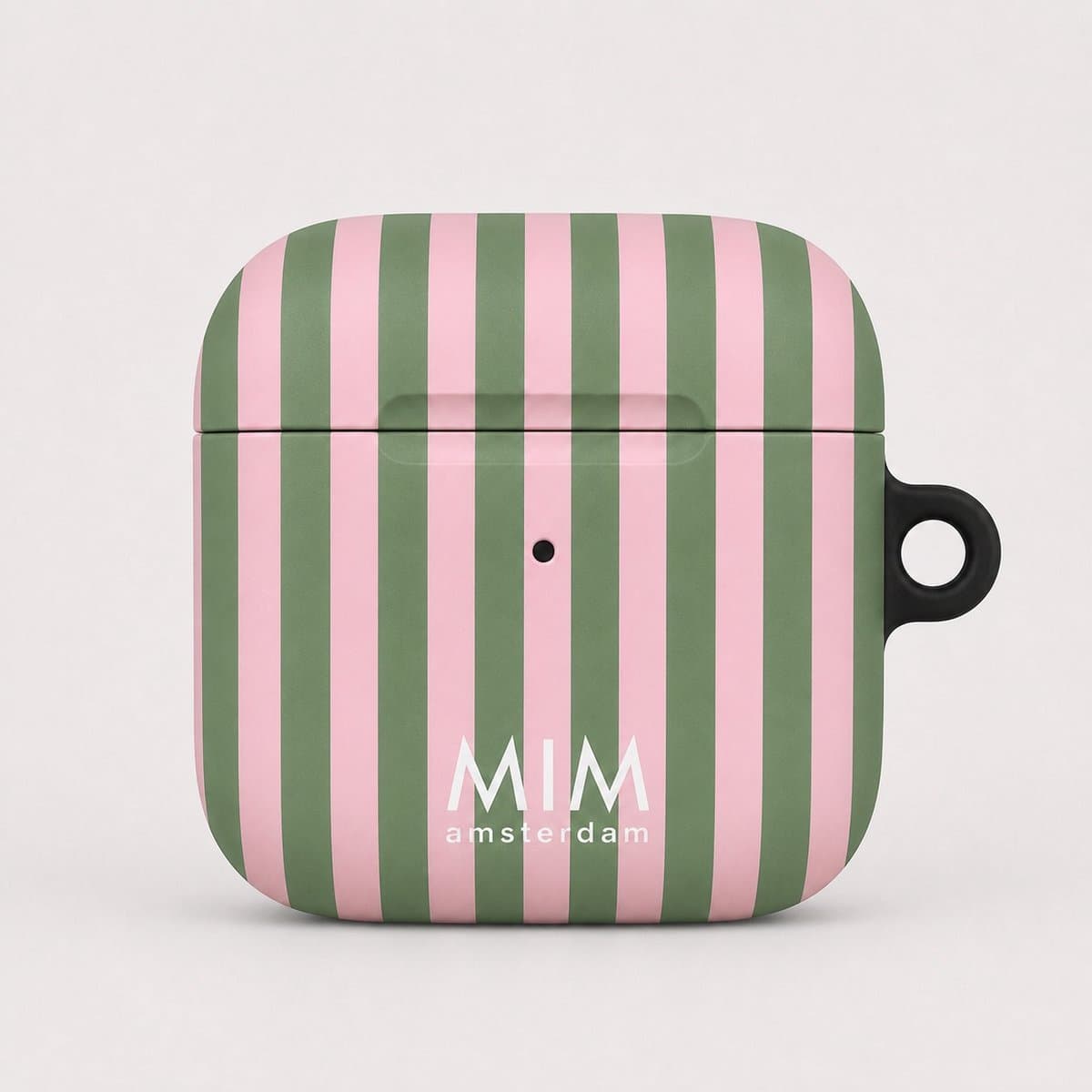 MIM Amsterdam - Watermelon Sugar - Geschikt voor AirPods 4 - AirPod hoesje - Strepen print - AirPod hoesje met print - Shockproof- Cover voor AirPods - Trendy AirPod case — afbeelding 1