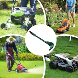 Afdekreiniger Grasmaaier - Tuin Schraper - Platform Schoonmaken - Stalen Materiaal - 36.8 cm - Grijs — thumbnail 2