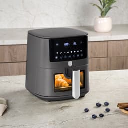 BerlingerHaus Airfryer XL Mat Antraciet - met Kijkvenster - 5 Liter - 1400W — thumbnail 3