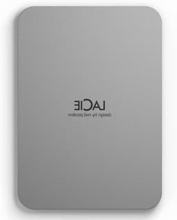 Externe harde schijf - Draagbare opslag - Bestanden opslaan - Gerecycled aluminium - 5TB - Zilver — thumbnail 1