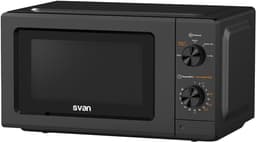 SnelShoppen - Magnetron 19 Liter, 700 W, Zwart, met Ontdooifunctie, 5 Kookprogramma's, Timer 30 Minuten, Makkelijk Schoon te Maken, Keukenaccessoire — thumbnail 1