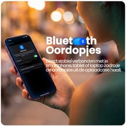 Phreeze EarBuds 2 - Draadloze Oortjes - Blauw - Bluetooth Oordopjes - Ideaal voor Bellen, Muziek & Sporten - Ergonomische Pasvorm — thumbnail 2