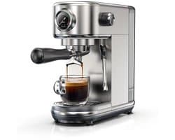 Brandistry - Semi-Automatische Espressomachine - Koffiezetapparaat - RVS - Instelbare Temperatuur - Onderhoudsvriendelijk
