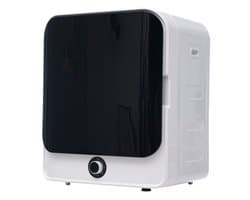 Mini Wasdroger - Afvoerdroger - Wanddroger - 830W - 5 Programma's - Compacte Droger - PTC Verwarming - 4,5kg - Oververhittingsbeveiliging - Kleine Ruimtes - 49,5x43,5x59,5cm - Zwart