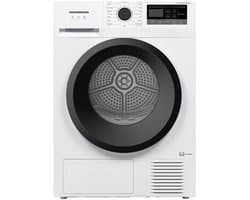 Heinner HHPD-M8N13PBKE++ Warmtepompdroger - 8 kg - 16 Programma’s - LED-display - Anti-kreuk - Trommelverlichting - 5 Jaar Garantie