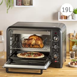Elektrische Oven - Compacte Oven - Dagelijks Koken - 6 Kookmodi - 19 Liter - Zwart — thumbnail 5