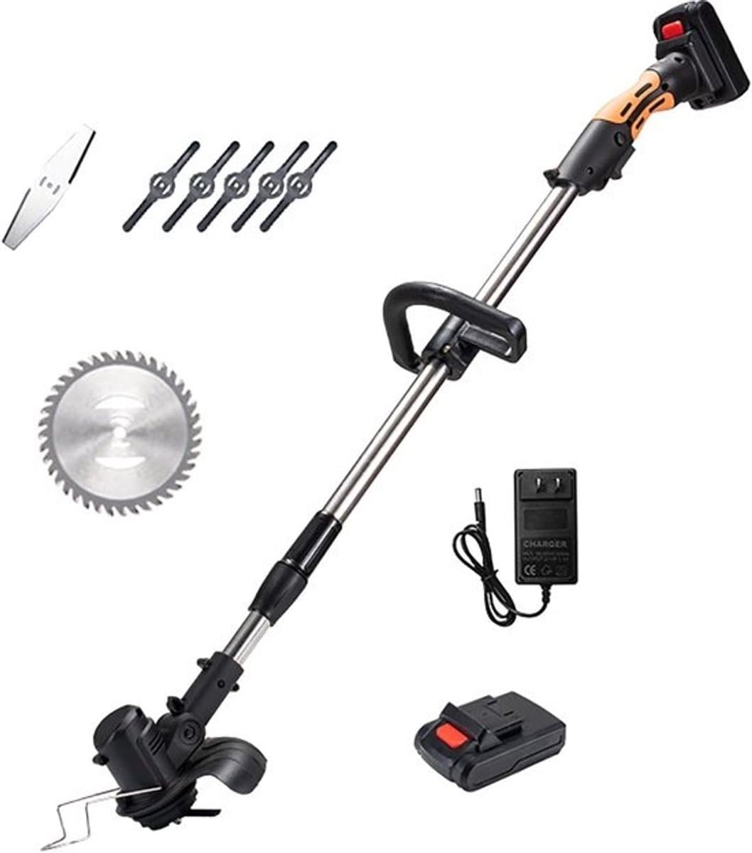 Elektrische Grasmaaier - Oplaadbare Maaier - Gazon Onderhoud - Handheld Multifunctioneel - 120 x 30 x 20 cm - null — afbeelding 1