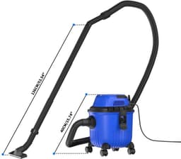 Nat- en Droogstofzuiger, Stofafzuiger Met Krachtige Motor Van 800W, Blaasfunctie, Reservoir Van 15 Liter, Wasbare HEPA-filters — thumbnail 3