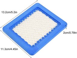 Luchtfilter Hoogwaardige Vervangingsset - 5 Stuks - Eenvoudige Installatie - Geschikt voor 491588/491588S/399959 - Afmetingen 13,2 x 11,3 x 2 cm - Hoge Kwaliteit - Grasmaaierfilter — thumbnail 4