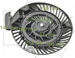 Terugslagstarter Grasmaaier - Trekstarter Onderdeel - Motor Starten - Compatibel met meerdere series - 166 x 166 x 4 cm — thumbnail 2