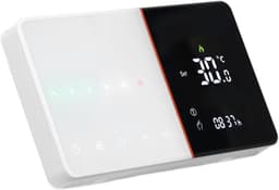 Slimme Thermostaat - Temperatuurregelaar WIFI - Comfort Verwarmen - Ultradun LCD Scherm - 95-240V - Wit — thumbnail 1