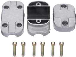 Dailygoods - Handvat Houder Bevestig Beugel Klem - 26mm - Aluminiumlegering - Anti-roest - Geschikt voor Strimmer Trimmer Grasmaaier - 26mm — thumbnail 4