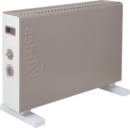 Convector Verwarming - Elektrische Kachel - Ruimte Verwarmen - Met Turbo Ventilator - 750-2000W - Grijs — thumbnail 1