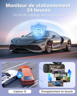 Dash Cam - Autocamera Rijcamera - Veilig Rijden - 4K en 1080P - 1 stuk - Zwart — thumbnail 3