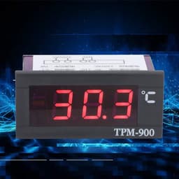 Digitale Temperatuurregelaar 220V - LED Paneel Thermostaat met Sensor voor Verwarming & Koeling — thumbnail 4