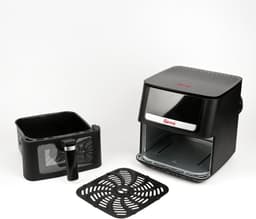 Luchtfriteuse - Airfryer Heteluchtfriteuse - Gezond Frituren - Dubbel Niveau Koken - 65 Liter - Zwart — thumbnail 3