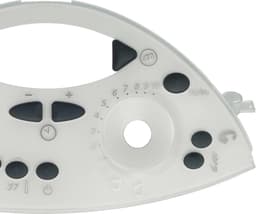 Bedieningspaneel Deksel - Voorpaneel Keukenmachine - Reparatie Keukenmachine - Compleet met Knoppen - 26.5 cm - Wit Zwart Grijs — thumbnail 3