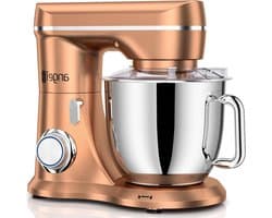 Staande Mixer - Keukenmixer Roerder - Bakken Ingrediënten - Kantelbare Kop - 5 Kwarts - Zilver