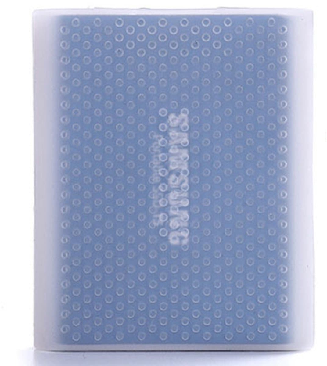 PT500 Krasbestendige All-inclusive draagbare harde schijf siliconen beschermhoes voor Samsung Portable SSD T5, met ventilatieopeningen (wit) — afbeelding 1