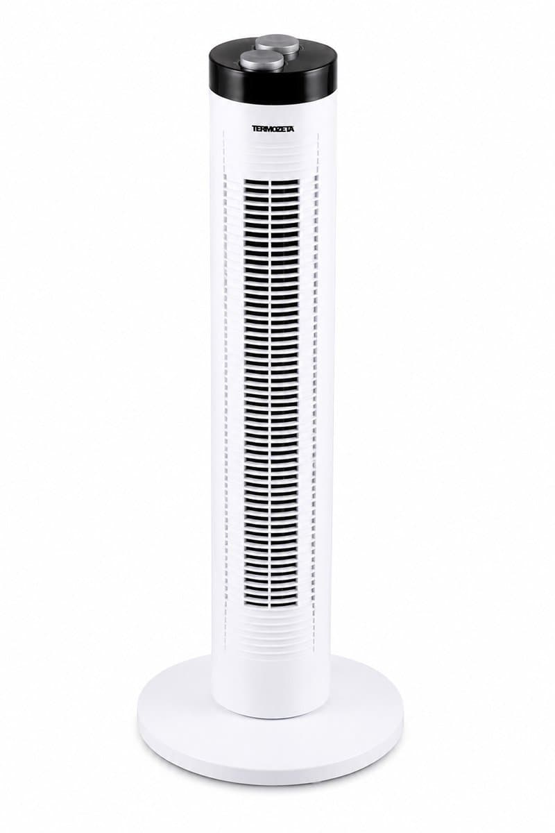 Termozeta Torenventilator 81 cm – 3 Snelheden – Oscillatie – 1 Uur Timer – 45W -Wit — afbeelding 1