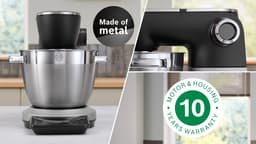 Bosch MUMS8ZS22 kokende keukenmachine 1800 W 6 l Zwart, Zilver — thumbnail 3