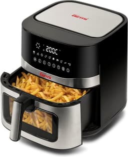 Heteluchtfriteuse - Airfryer Frituurpan - Gezond Frituren - Grote Capaciteit - 9 Liter - Zwart — thumbnail 4
